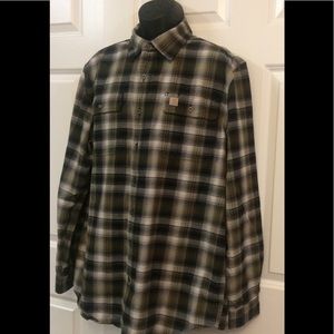 Men’s Carlhartt Plaid Shirt Size Large